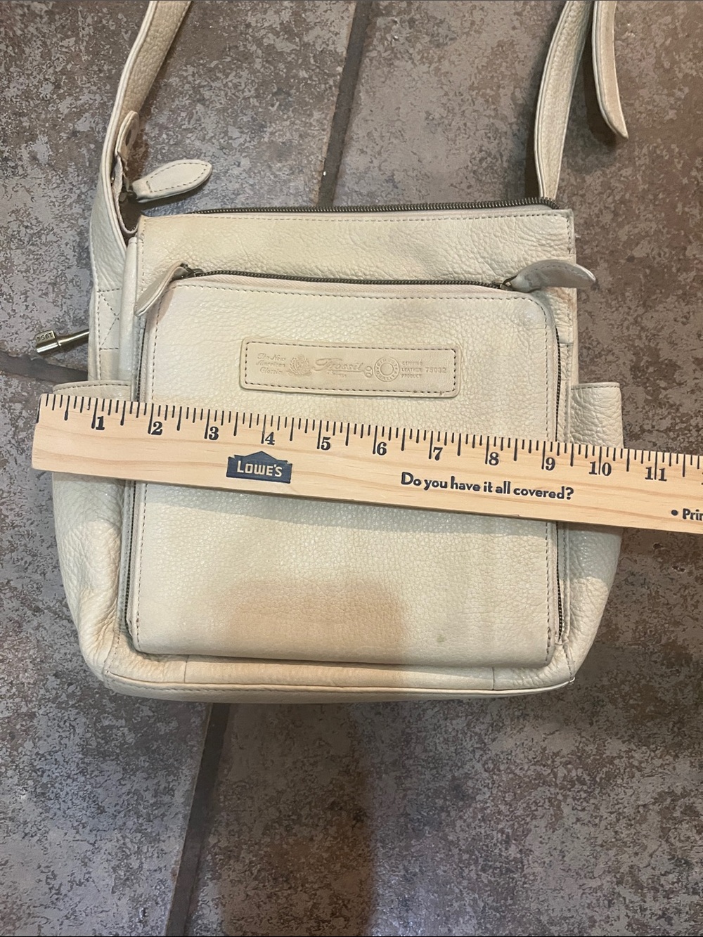 Vintage!  Y2K ! New American Classic Crossbody Pebble Leather bag it’s Amazing - Picture 12 of 14
